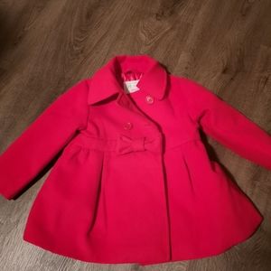Red dress coat